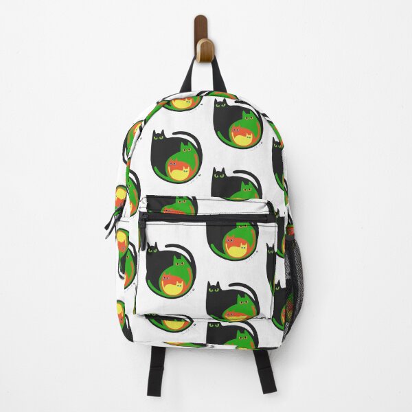 Item preview, Round coloured cats illustration designed and sold by Alexandra Kueny.
