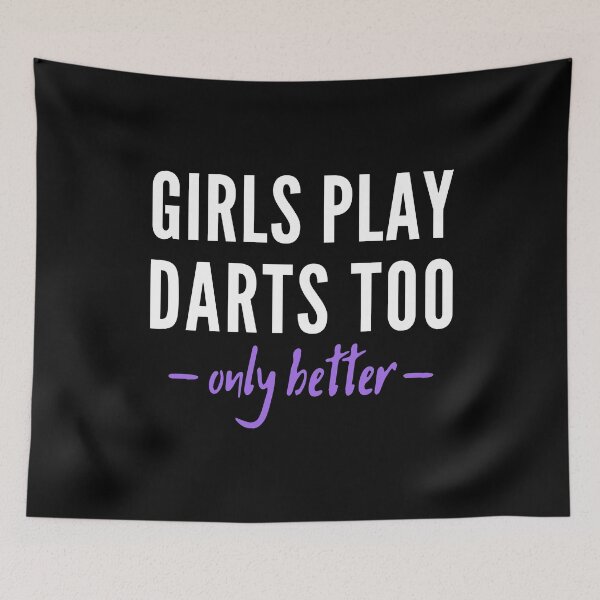 Item preview, Girls play darts too. Only better designed and sold by TheGreenGoat.