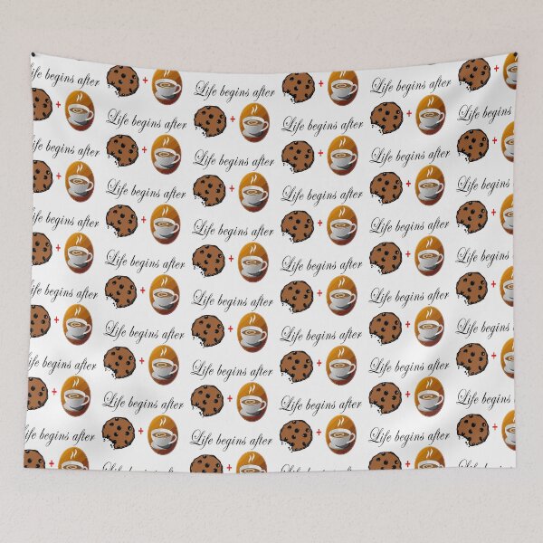 Item preview, Life begins after coffee and cookies 5 designed and sold by Nikmay Design.
