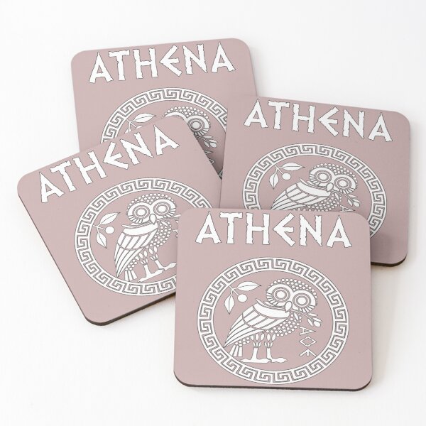 Item preview, Athena Greek Goddess of Wisdom and War Athenian Owl Symbol designed and sold by CraftCZ.