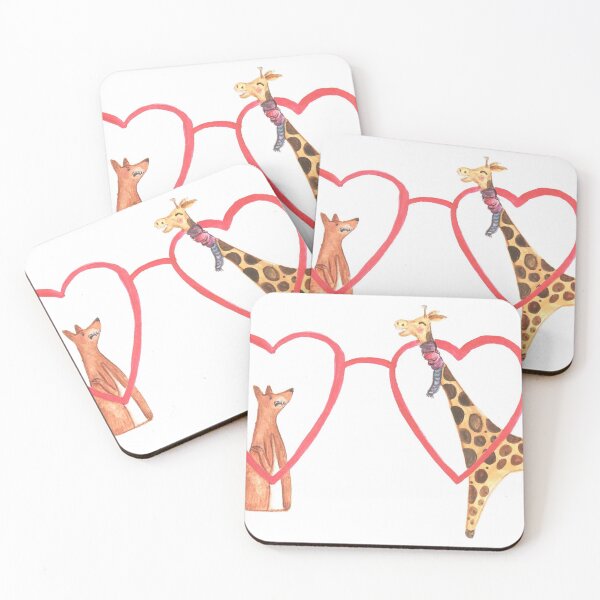 Item preview, Giraffe and Jackal  designed and sold by Imagine  Creatively.