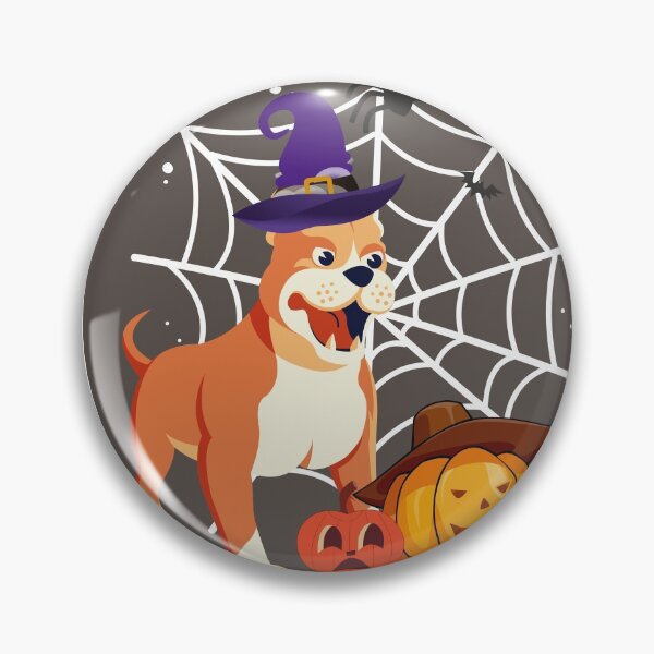 Item preview, Halloween Bulldog and pumpkins designed and sold by ajtechdesigns.