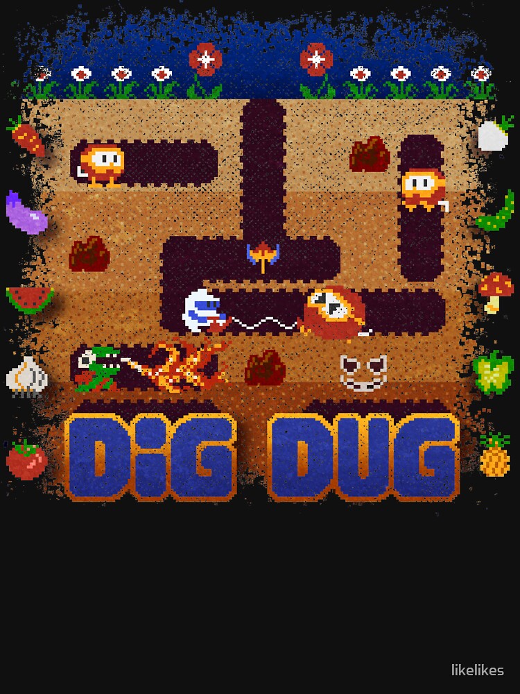 dig dug shirt