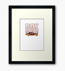 Ironic Boy Racer Framed Print