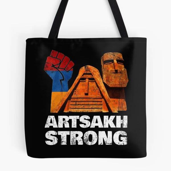 Item preview, Artsakh Strong Support - Nagorno-Karabakh Armenia Flag designed and sold by NUMAcreations.