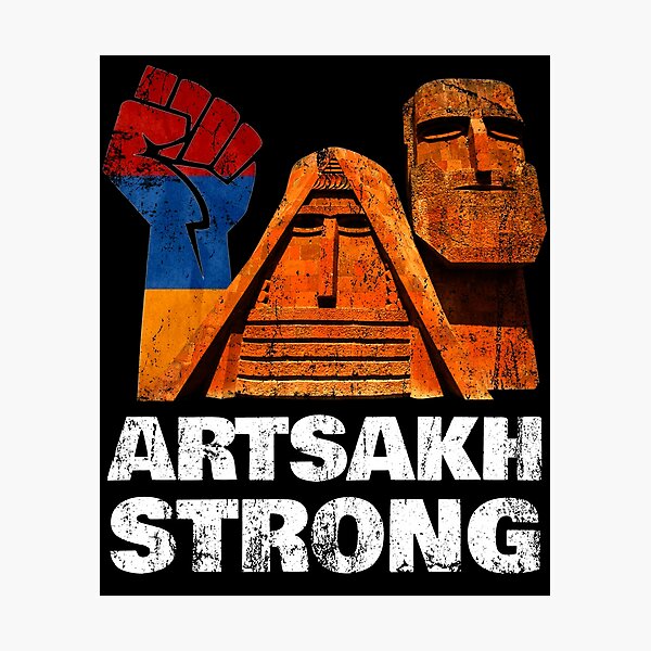 Item preview, Artsakh Strong Support - Nagorno-Karabakh Armenia Flag designed and sold by NUMAcreations.