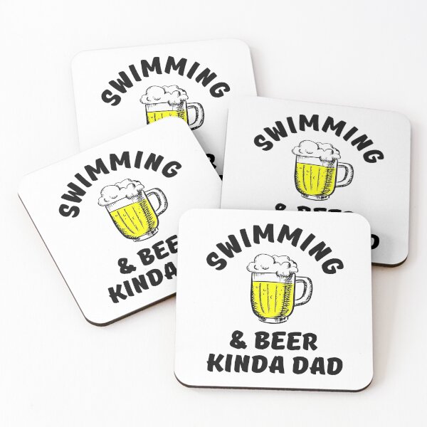 Item preview, Swimming & beer kinda dad designed and sold by TheGreenGoat.