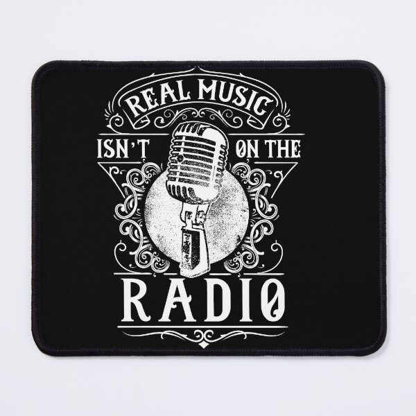 Item preview, Real music isn't on the radio designed and sold by Punny Business UK.