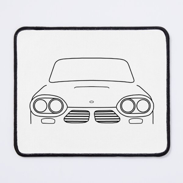 Item preview, Bond Equipe GT4S 1960s British classic car black outline graphic designed and sold by soitwouldseem.