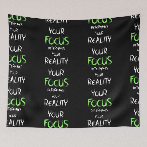 Item preview, YOUR FOCUS DETERMINES YOUR REALITY designed and sold by AhmedXhah.