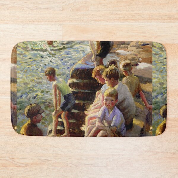 Item preview, Children playing by the lake designed and sold by Vintage Designs +.