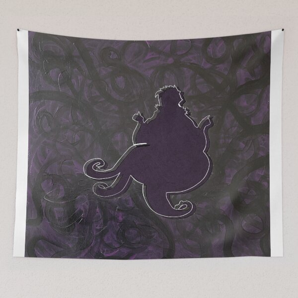 Item preview, Seawitch ursula with abstract lines designed and sold by obsedian-dream.