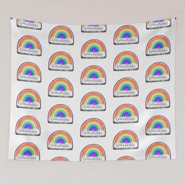 Item preview, Big Rainbow - God Is Faithful designed and sold by Christine Philbrick.