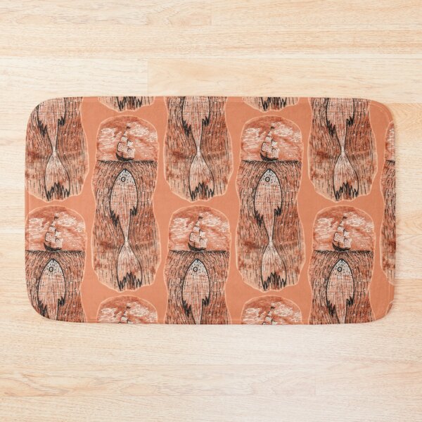 Item preview, Sailboat in the sea and big fish designed and sold by Julia Faranchuk.