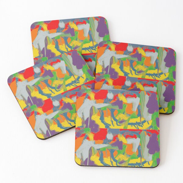 Item preview, Brushes Of Random Paint, Abstract Pop Of Color Art designed and sold by CBNetwork.