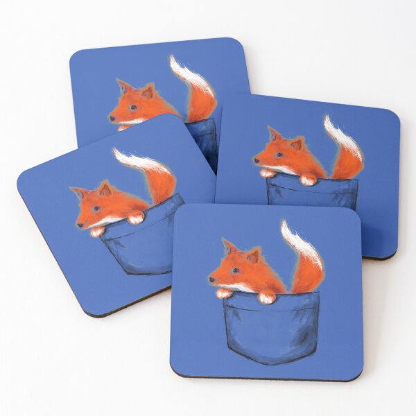 Item preview, Little Fox in a Pocket designed and sold by CrumblinCookie.