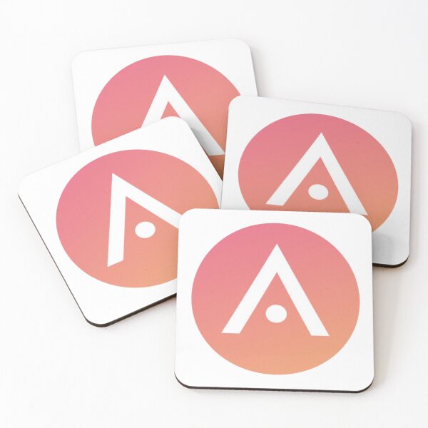 Item preview, Pink and Orange Ombré Aveda Logo designed and sold by Dalaura.