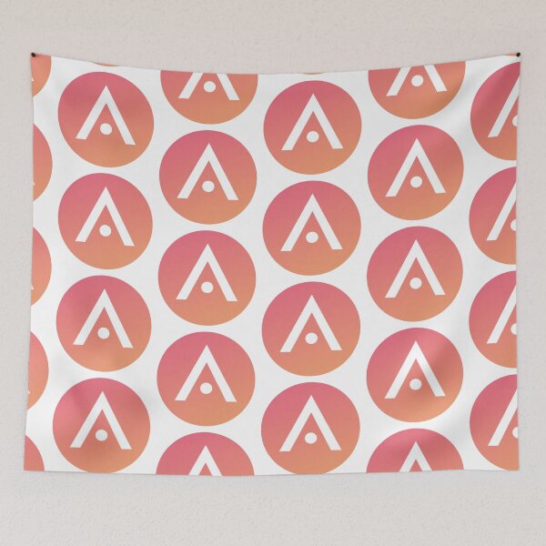 Item preview, Pink and Orange Ombré Aveda Logo designed and sold by Dalaura.