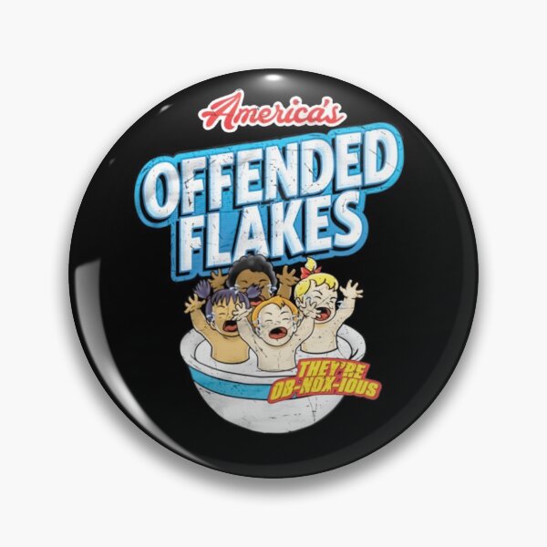 Item preview, offended flakes designed and sold by ScarlettSaunder.