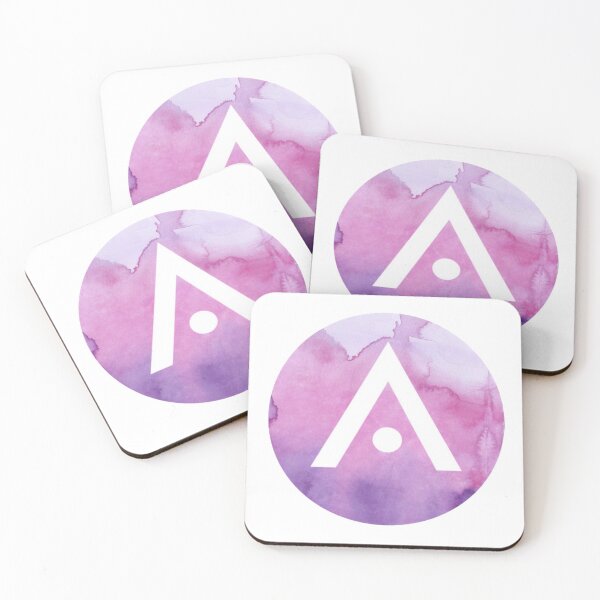 Item preview, Pink and Purple Watercolor Aveda Logo designed and sold by Dalaura.