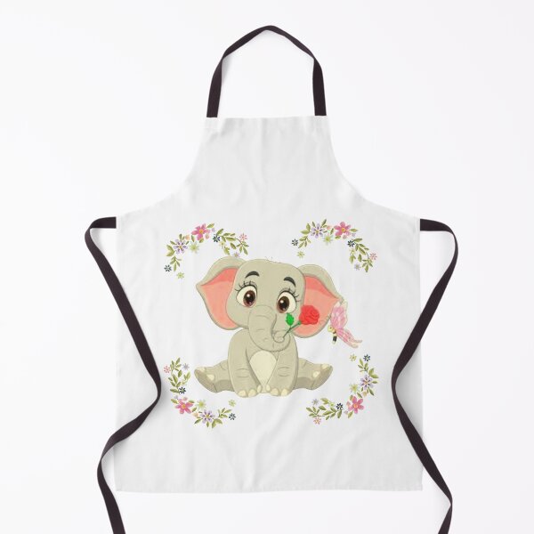 Item preview, Benjamin The Elephant With A Rose And Flowers designed and sold by leea1l.