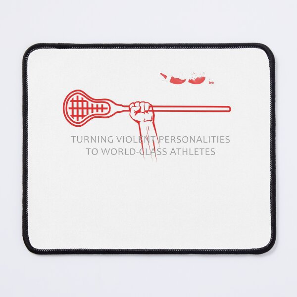 Item preview, Lacrosse Turning violent personalities Design designed and sold by sebastian3210.
