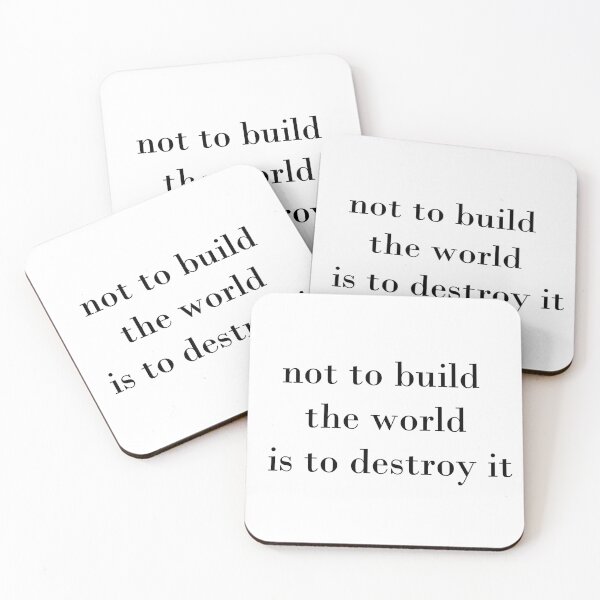 Item preview, not to build the world is to destroy it designed and sold by Anoirshop ⭐⭐⭐⭐⭐.