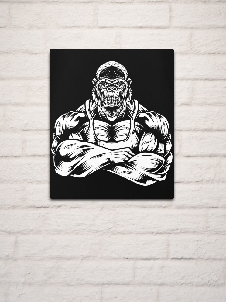 Gorilla Gym | Metal Print