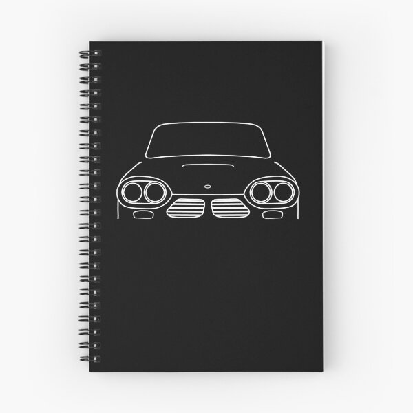 Item preview, Bond Equipe GT4S 1960s British classic car white outline graphic designed and sold by soitwouldseem.
