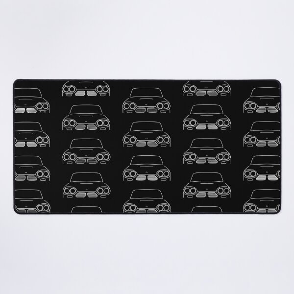 Item preview, Bond Equipe GT4S 1960s British classic car white outline graphic designed and sold by soitwouldseem.