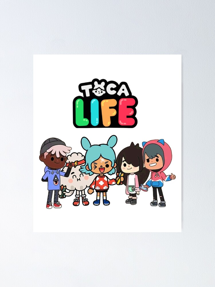 Poster Toca Boca Characters  Current Boka Characters - Poster Stickers -  AliExpress