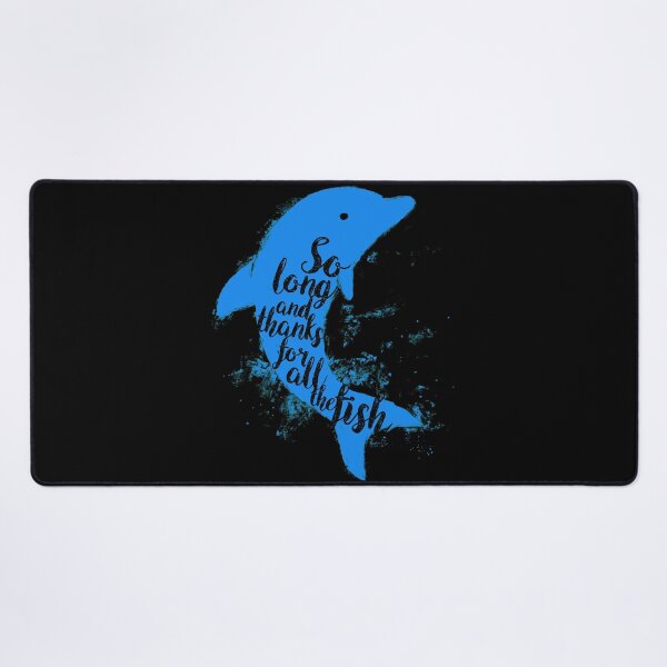 Thankful Dolphin Desk Mat