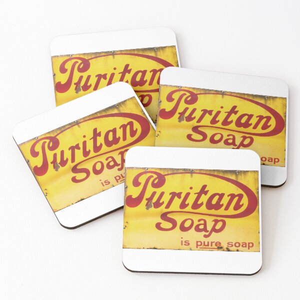 Item preview, Puritan Soap, Vintage Enamel Sign designed and sold by JonDelorme.