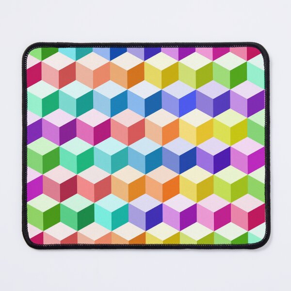 Item preview, Cube Pattern Multicolored designed and sold by NataliePaskell.