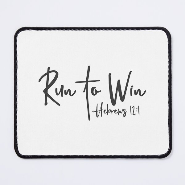 Item preview, Christian Design - Run to Win - Hebrews 12 verse 1 designed and sold by simplydesignart.