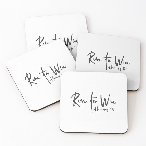 Item preview, Christian Design - Run to Win - Hebrews 12 verse 1 designed and sold by simplydesignart.