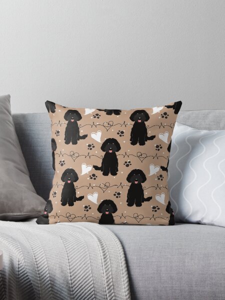 Item preview, LOVE Black Labradoodle designed and sold by Lulupainting.