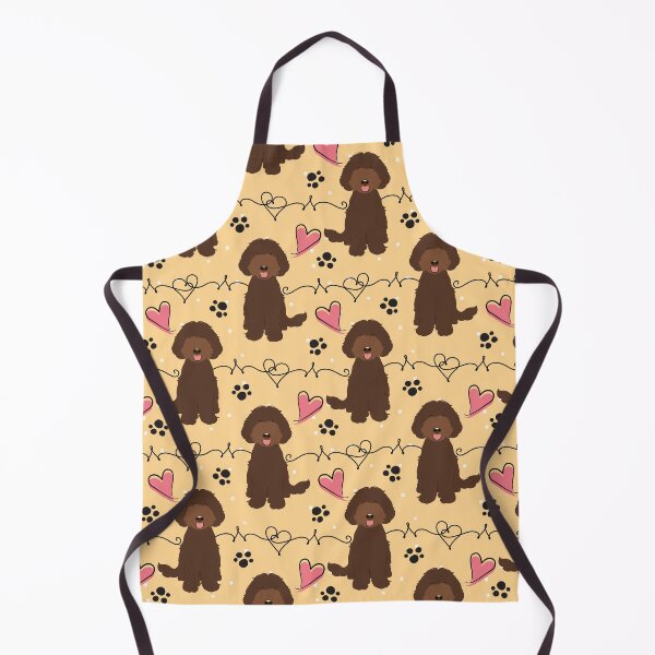 Item preview, LOVE Chocolate Labradoodle designed and sold by Lulupainting.