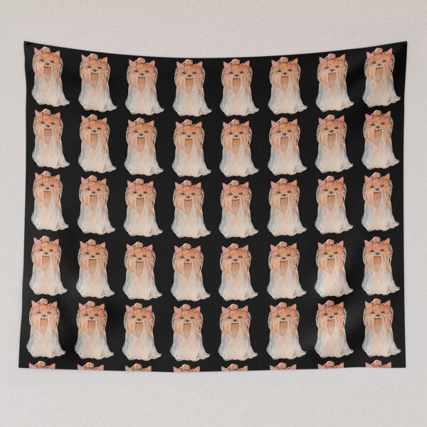 Item preview, Yorkshire terrier dog cute pattern designed and sold by Maful.