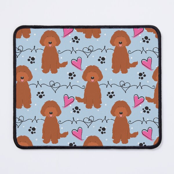 Item preview, LOVE Red Labradoodle designed and sold by Lulupainting.