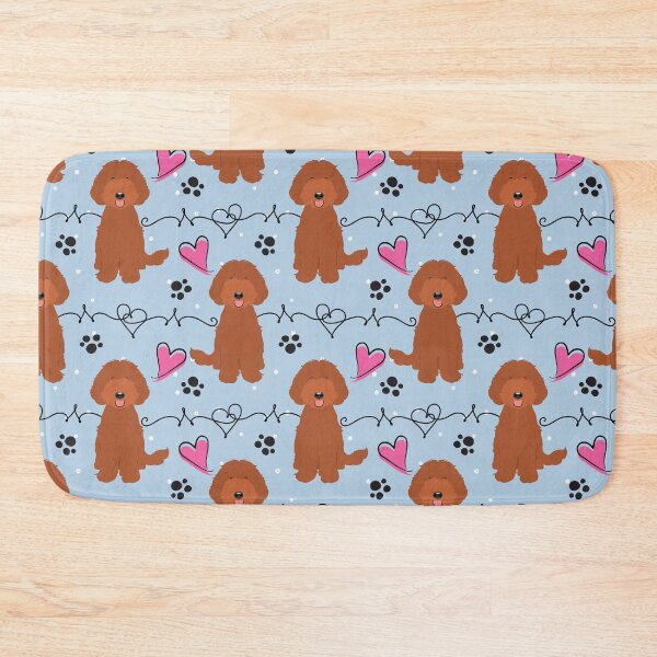 Item preview, LOVE Red Labradoodle designed and sold by Lulupainting.
