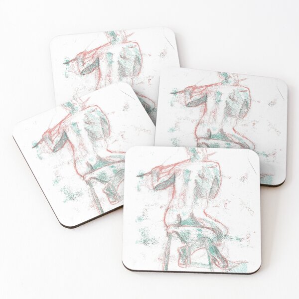 Item preview, nude man drawing designed and sold by Arthur Loeuil.