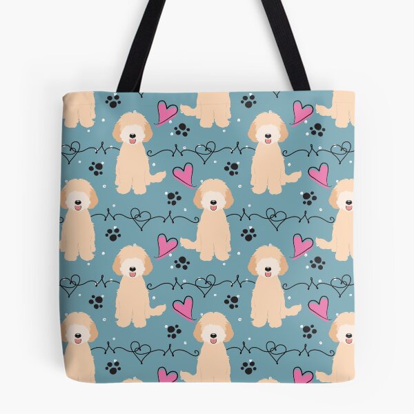 Item preview, LOVE Cream Gold Apricot Labradoodle designed and sold by Lulupainting.
