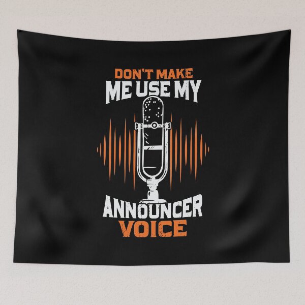Item preview, Funny Radio Public Address Announcer Gift designed and sold by Marcid95.