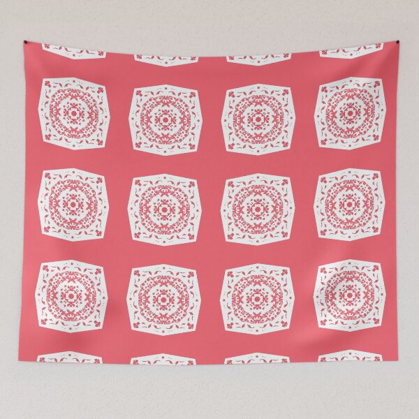 Item preview, Coral quilt block designed and sold by KathyLav.