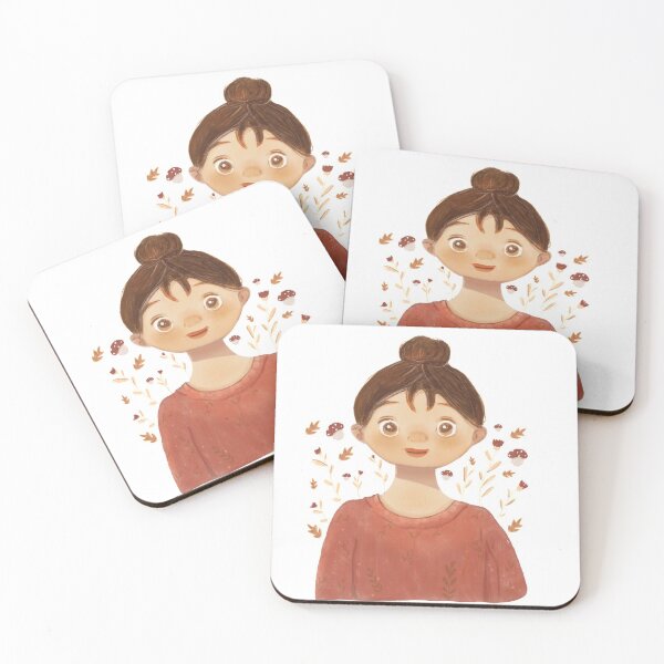 Item preview, Autumn girl portrait designed and sold by mikimari.