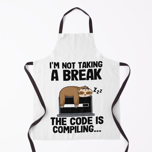 Item preview, The Code Is Compiling Funny Sloth Programming Nerd designed and sold by Stronzi.
