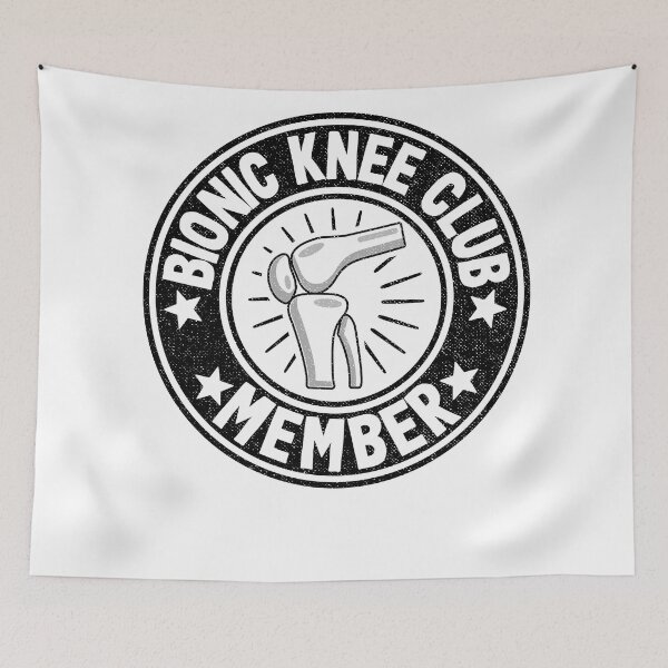 Item preview, Bionic Knee Club Member Knee Replacement Surgery Logo Funny designed and sold by Stronzi.