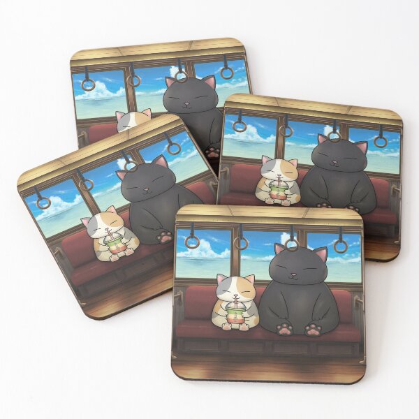 Item preview, Cats on Sea Train  designed and sold by Takeda-art.