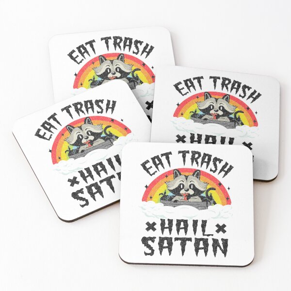 Item preview, Eat Trash Hail Satan Funny Death Metal designed and sold by Stronzi.
